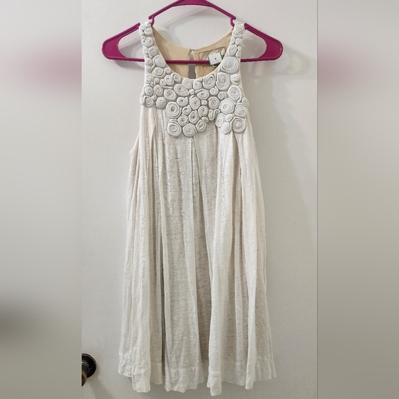 3.1 Phillip Lim Dresses & Skirts - Elegant Cream Dress with Floral Accents